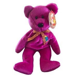 Millennium Bear 1999 Ty Beanie Baby Plush Collectible Nostalgia Vintage